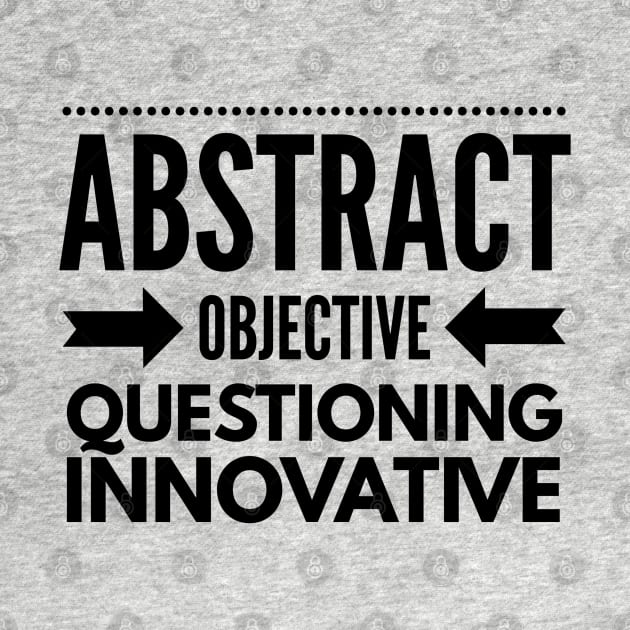 INTP Abstract Objective Questioning Innovative by coloringiship